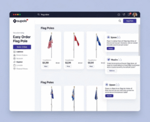 service first flag poles