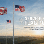 service first flag poles